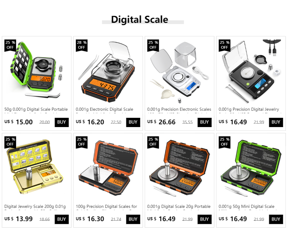 Mini Digital Precision Scale 0.001g Accuracy Pocket Weighing Tool