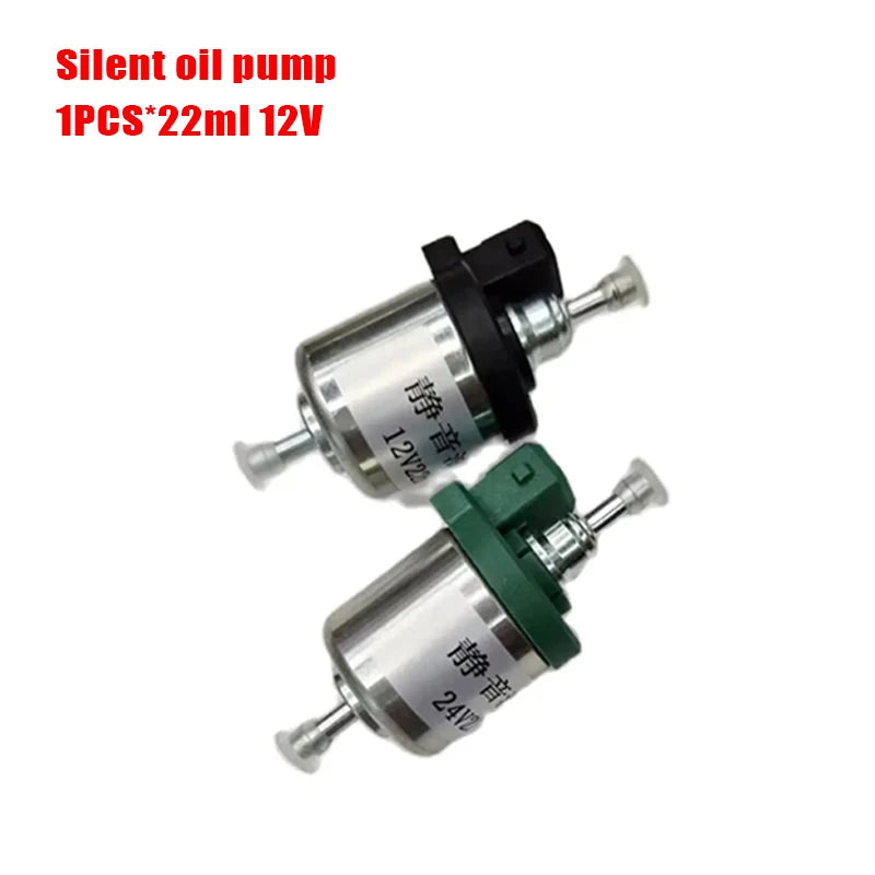 22ml 12V 24V Car Silent Fuel Pump +Bracket Air Heater Diesel Metal Car Heater Fuel Pump Air Parking Heater Accessories