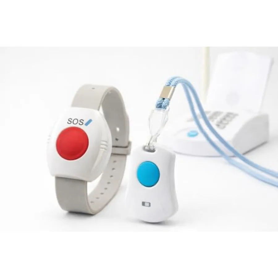 Medical Alert System for Elderly Home Use with Panic Button