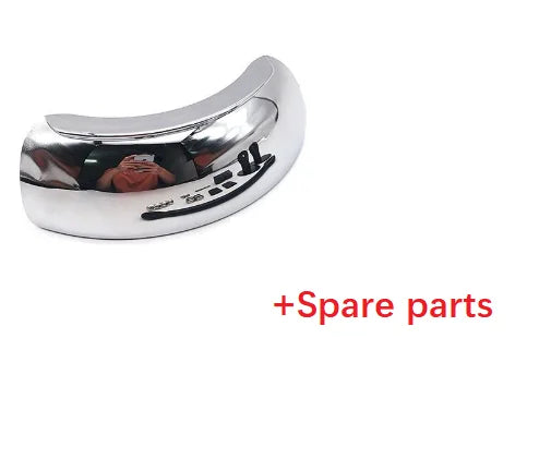 Motorcycle front gear wind wide-angle rearview mirror large field of view blind spot 180 degree reflective reversing mirror