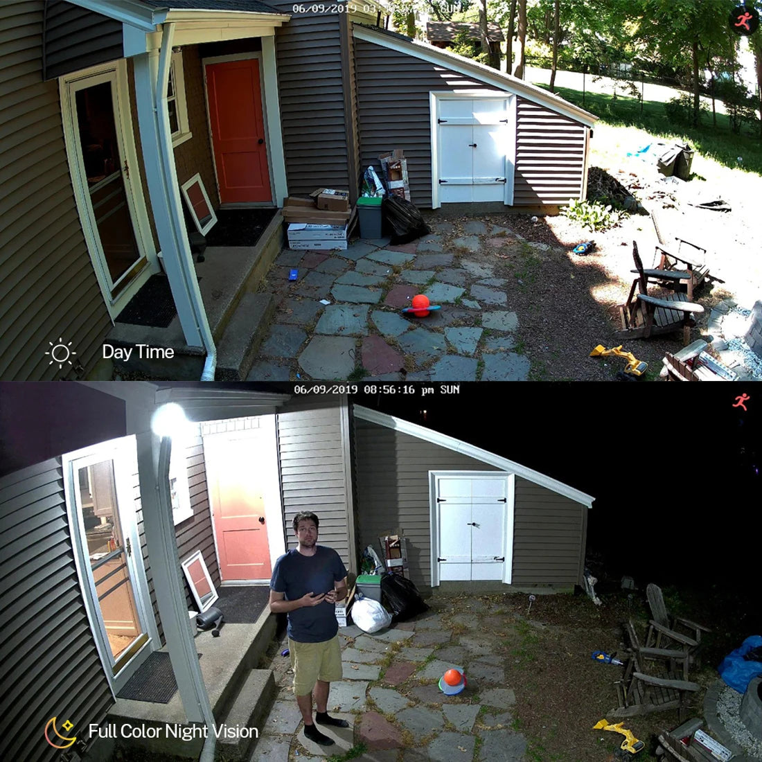 5MP Vollfarb-Nachtsicht CCTV-Kamera IP66 Außen AHD
