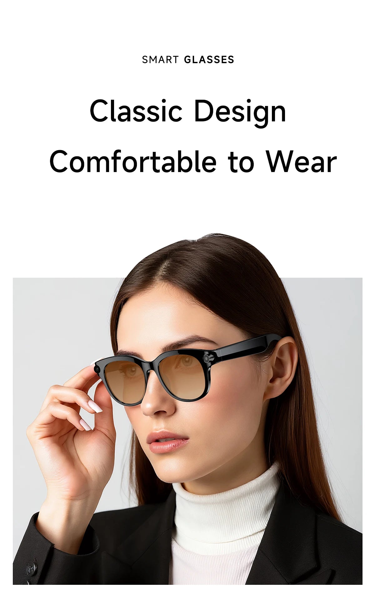 AI Smart Glasses Camera Video Recording AI Photo Recognition Bluetooth Call Smartglasses Translation Voice Sunglasses Men Women