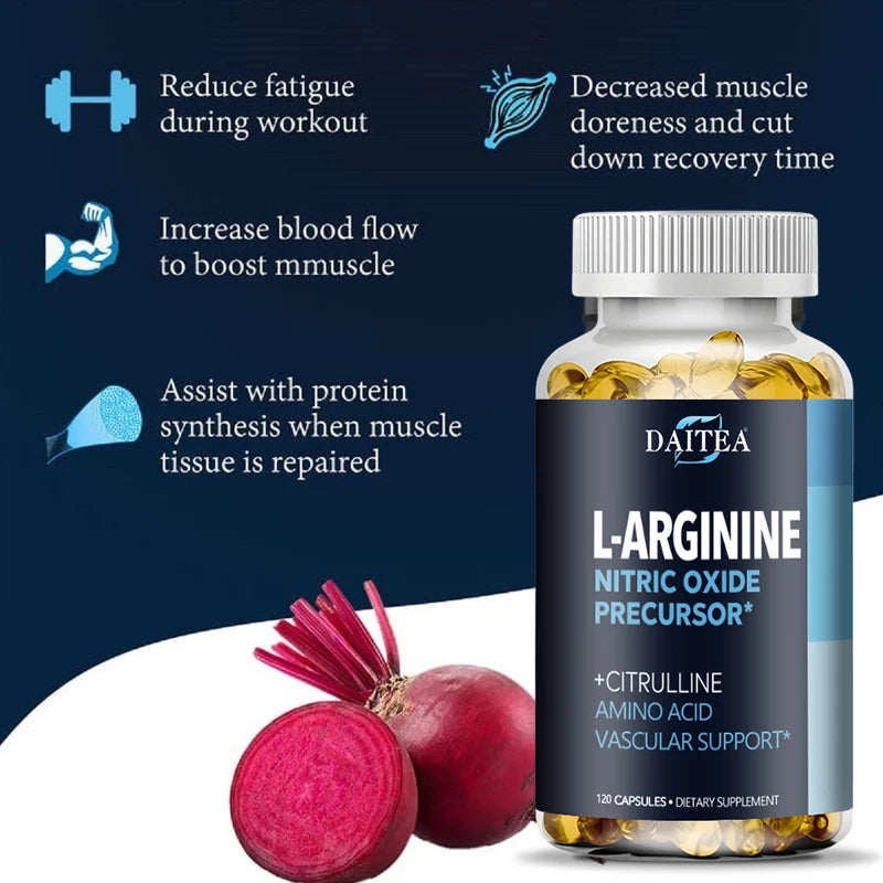 L-Arginine Supplement Capsules