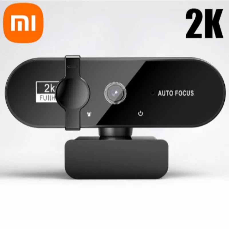 Cameră web Xiaomi 4K pentru streaming 2K cu autofocus Full HD USB Webcam 1080P 60FPS cu microfon Cameră video pentru PC laptop 2025