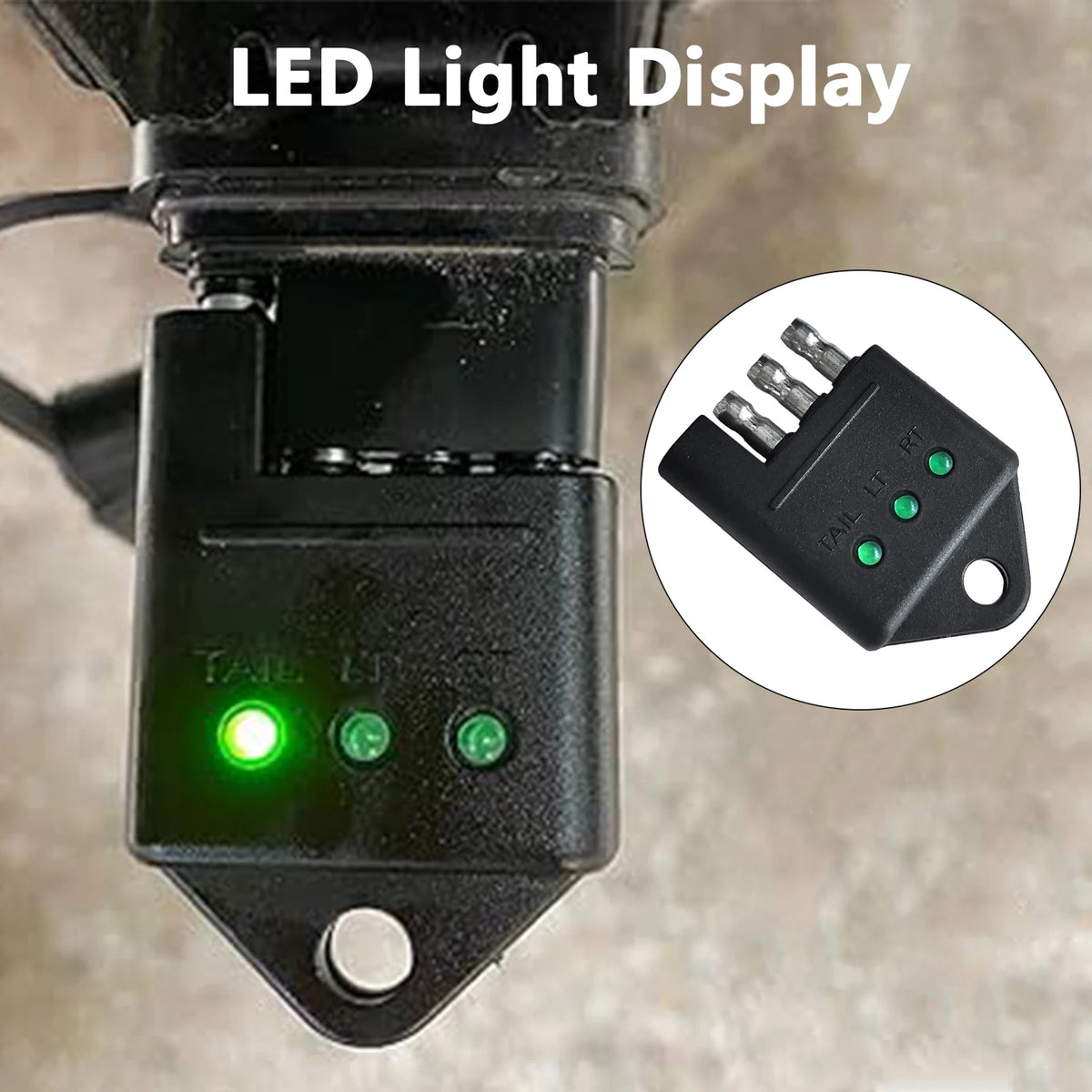 4-Pin Flat Trailer Light Circuit Tester