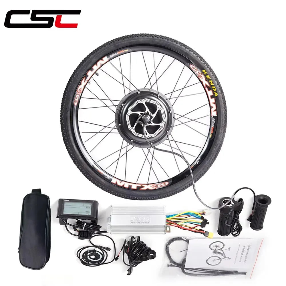 CSC Electric Bike Conversion Kit Rear Hub Motor 48V