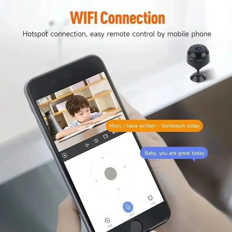 Wireless Indoor Surveillance Camera with HD Audio