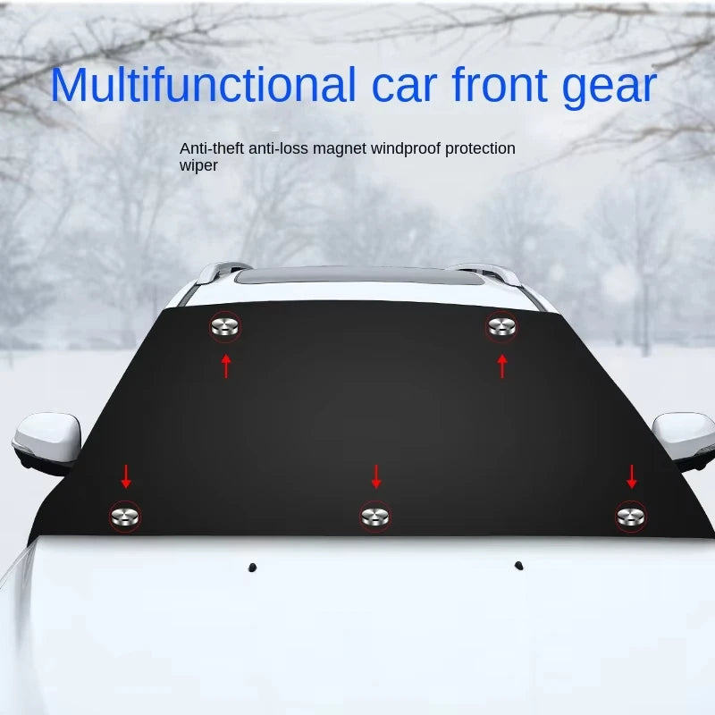 Silver-Coated Windscreen Cover for Cars, 165 x 110 cm