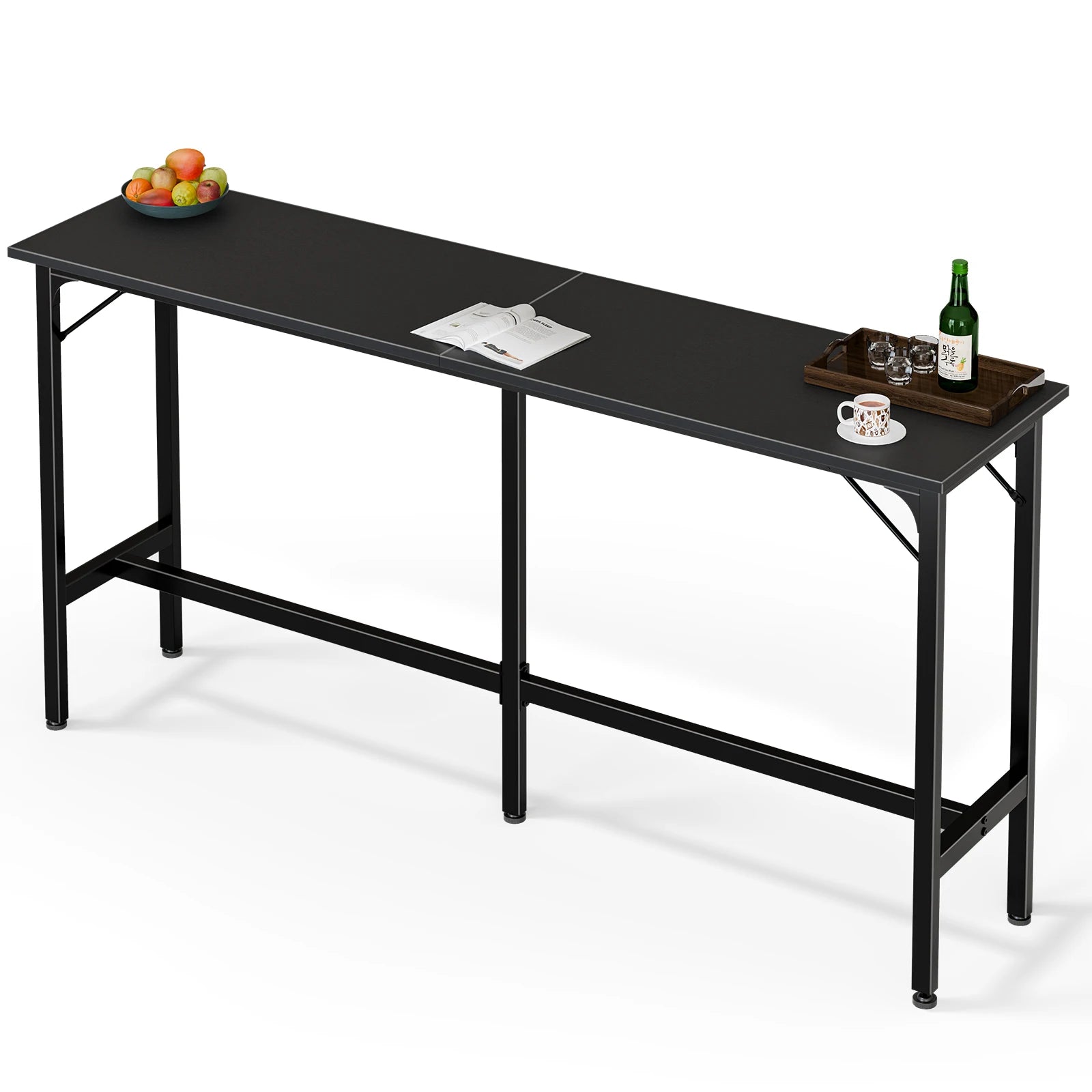 71" Rectangular Bar Height Table for Dining, Work, or Living Space