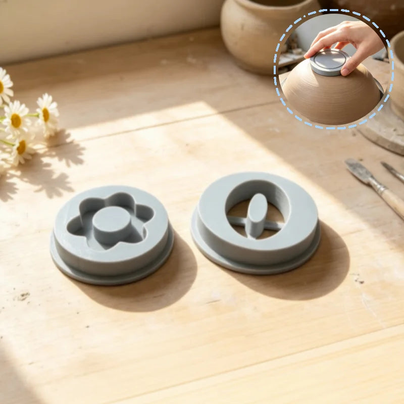 Pottery Base Stamping Tool Set
