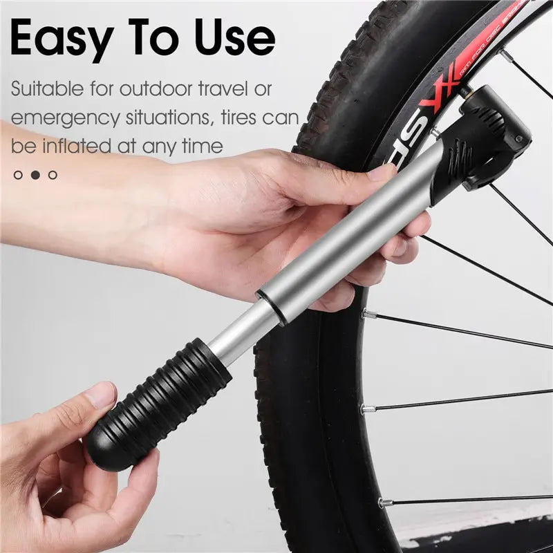 WEST BIKING Prijenosna mini pumpa za bicikl pumpa za zrak na ruke za ventil za kugle i gumene gume Schrader Presta ventili MTB cestovni bicikl dodaci
