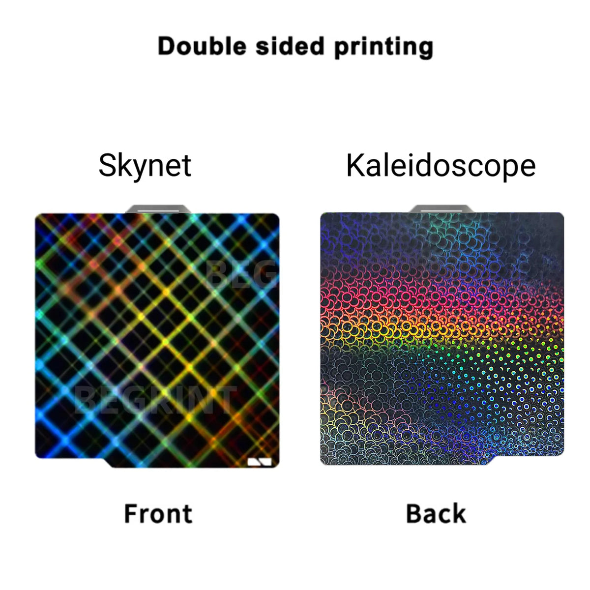 257 x 257 mm 3D Printer Build Plate - Surfaces