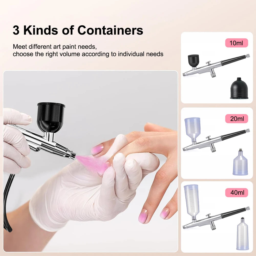 Airbrush with Compressor Airbrush Painting Mini Spray Gun for Painting Electric Paint Gun Airbrush Compressor Paint Spray Gun