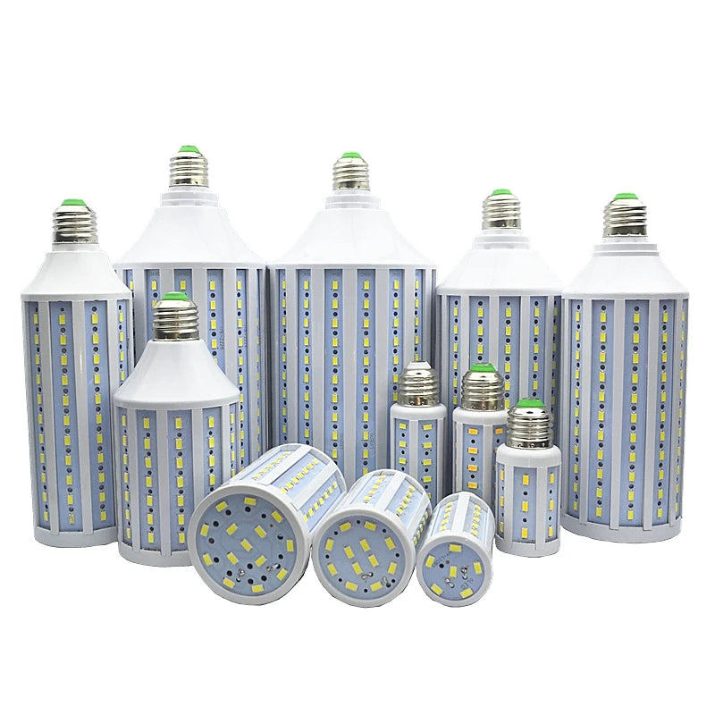 LED Corn-Style Bulb, Base and Light-Colour Options