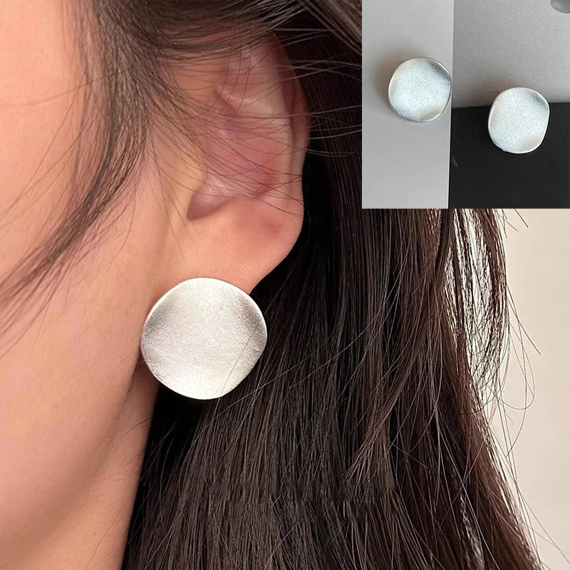 925 Sterling Silver CZ Star Moon Asymmetric Hoop Earrings