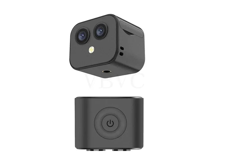 Caméra Mini WiFi 4K HD, sécurité domestique sans fil, double webcam, caméscope IP micro, vision nocturne, moniteur sportif, magnétiques