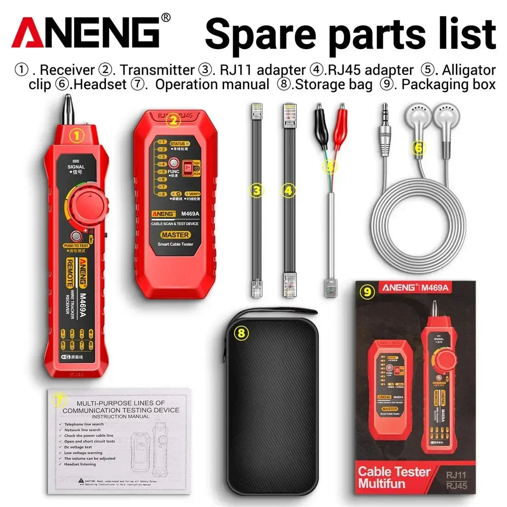 M469A Network Cable Tester and Tracker