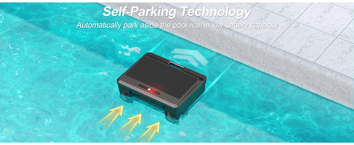 Solar Robotic Pool Cleaner Surface Skimmer with Remote Control