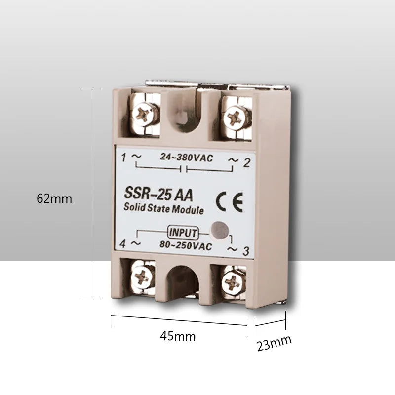AC-Solid-State-Relais oder Kühlkörper