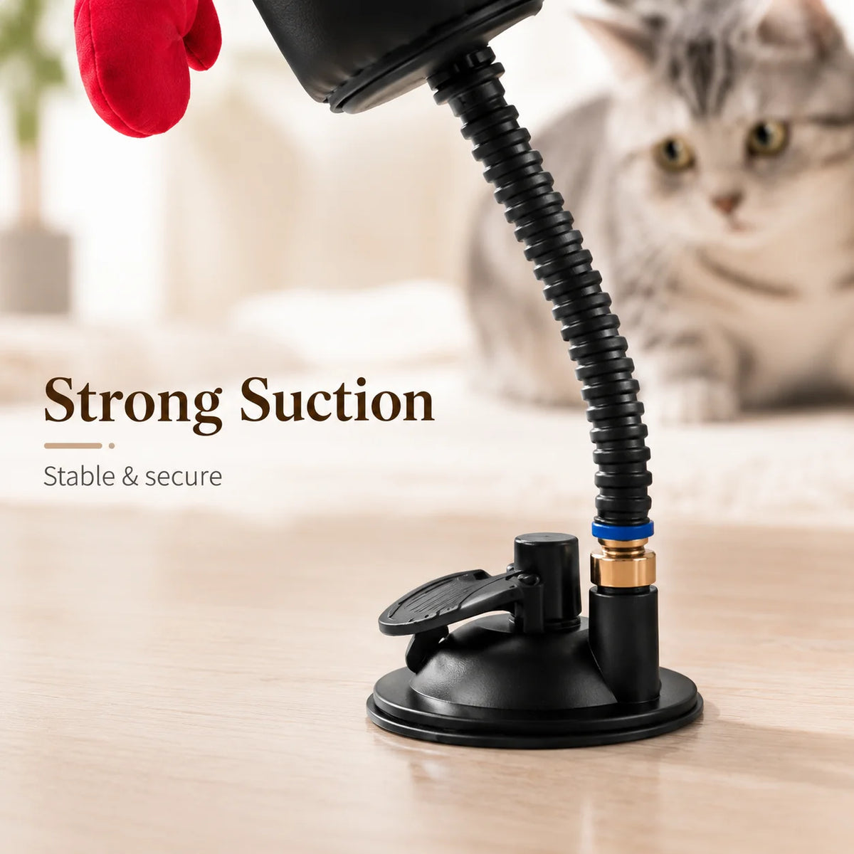 Cloth Cat Boxing Toy, Floor-Standing, No Batteries