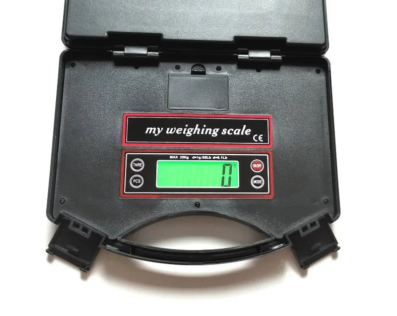 Balance stable 25 kg/1 g scale portable électronique spécialisée pour les colis express Portée kilogramme gramme alimentaire G、oz、Lb、ml、g/ml P