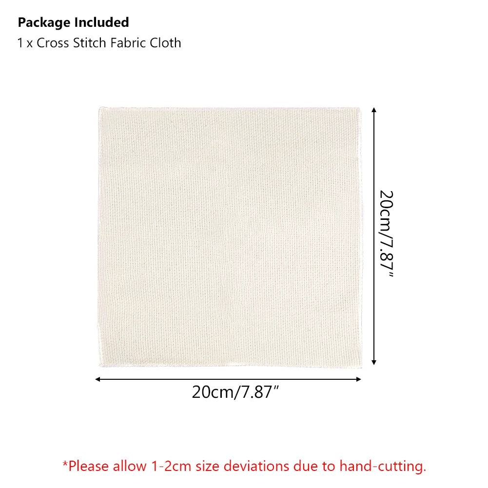 Cotton Punch-Needle Cloth or Embroidery Pen Options