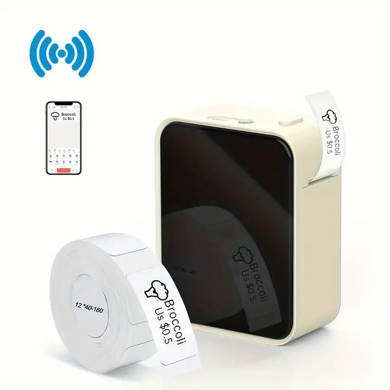 P15 Bluetooth-etikettenprinter zonder inkt, bundelopties