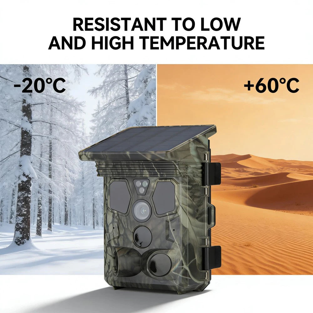 4K 50MP WiFi Trail Camera with 940NM Night Vision