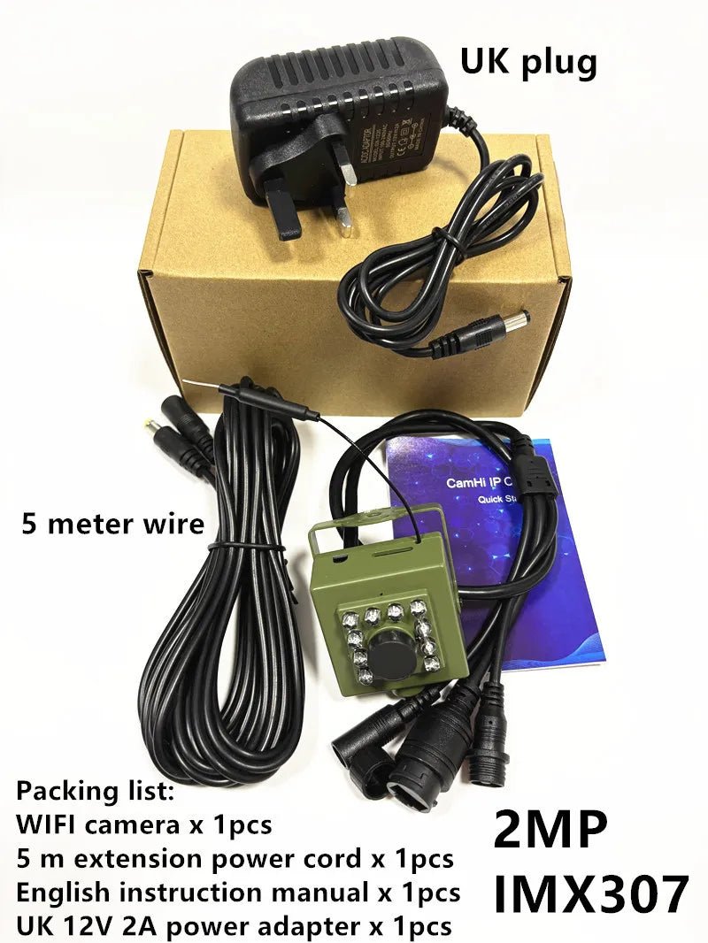 WiFi Bird Nest Camera with Motion Detection and Night Vision