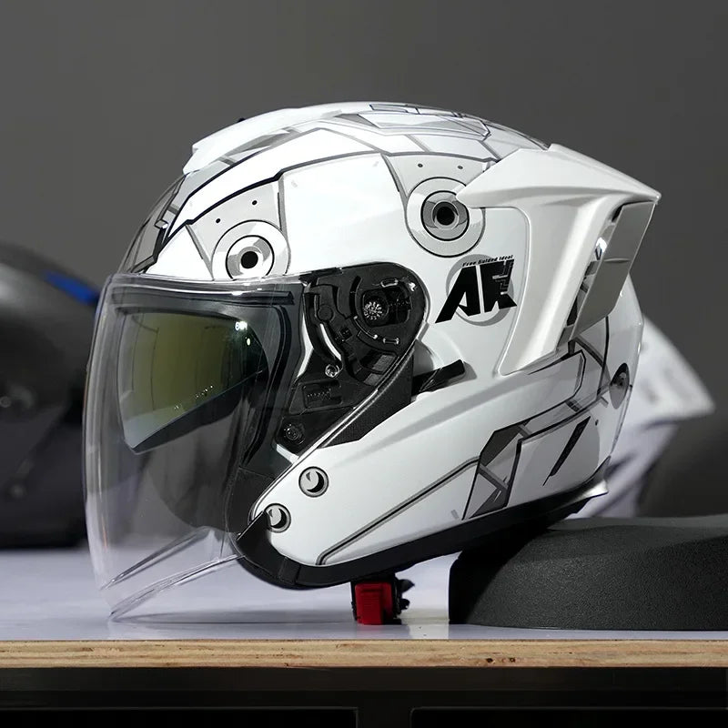 Ryzen RO-5 Unisex Half Motorcycle Helmet