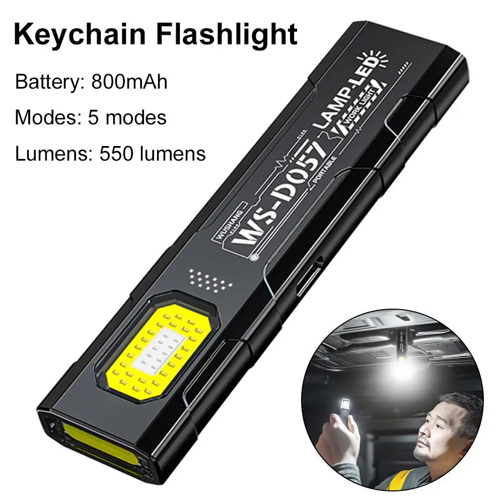 USB-C Rechargeable Hat-Clip Work Light