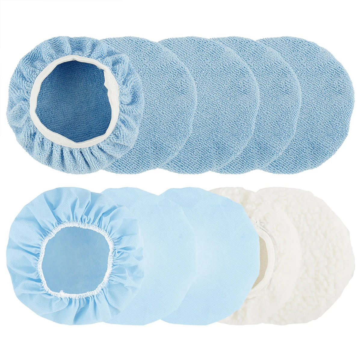 Set van 10 microvezelpolijsthoezen, 9–10 inch