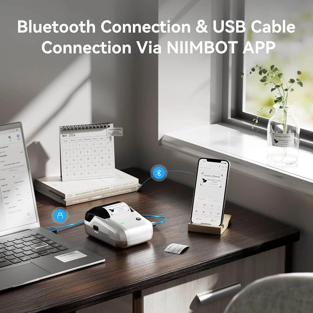 Bluetooth termální tiskárna štítků B1 bezdrátová tiskárna čárových kódů a samolepek