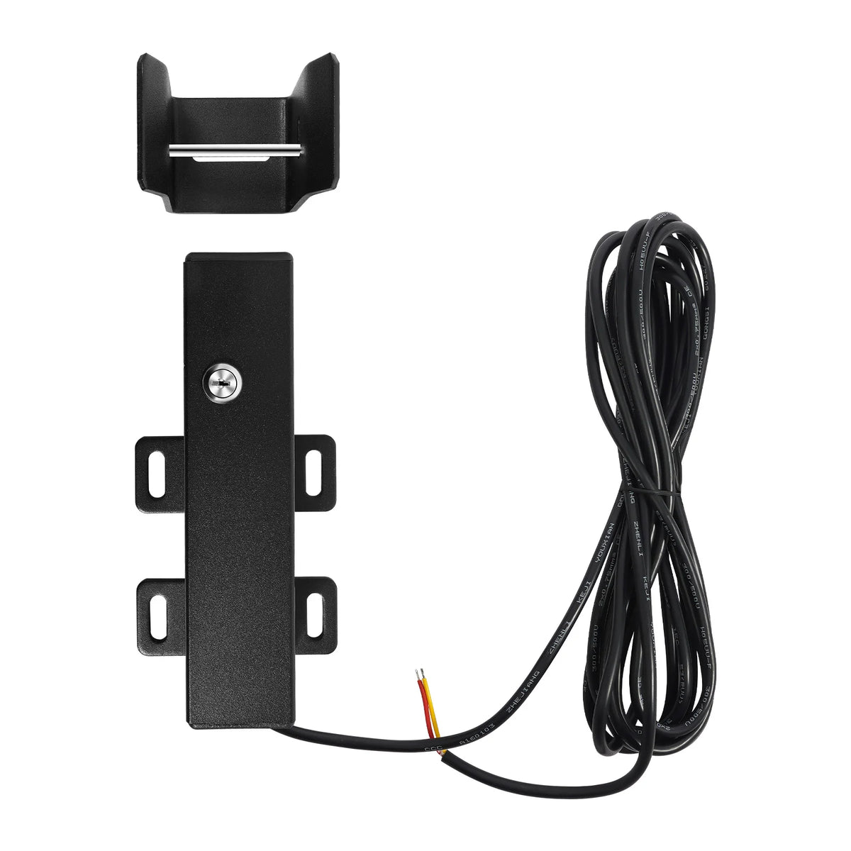 DC24V Electric Gate Lock IP44 Weatherproof Q235 Steel Automatic Locking Function with Keys, for Villas, Gardens, Courtyards, Residential Areas
