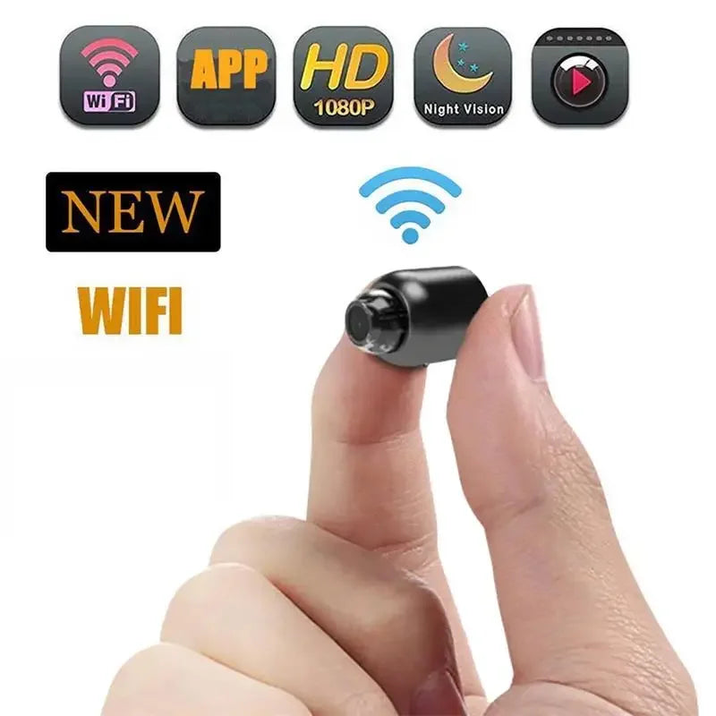 Mini 1080P WiFi bezpečnostná kamera s nočným videním a detekciou pohybu