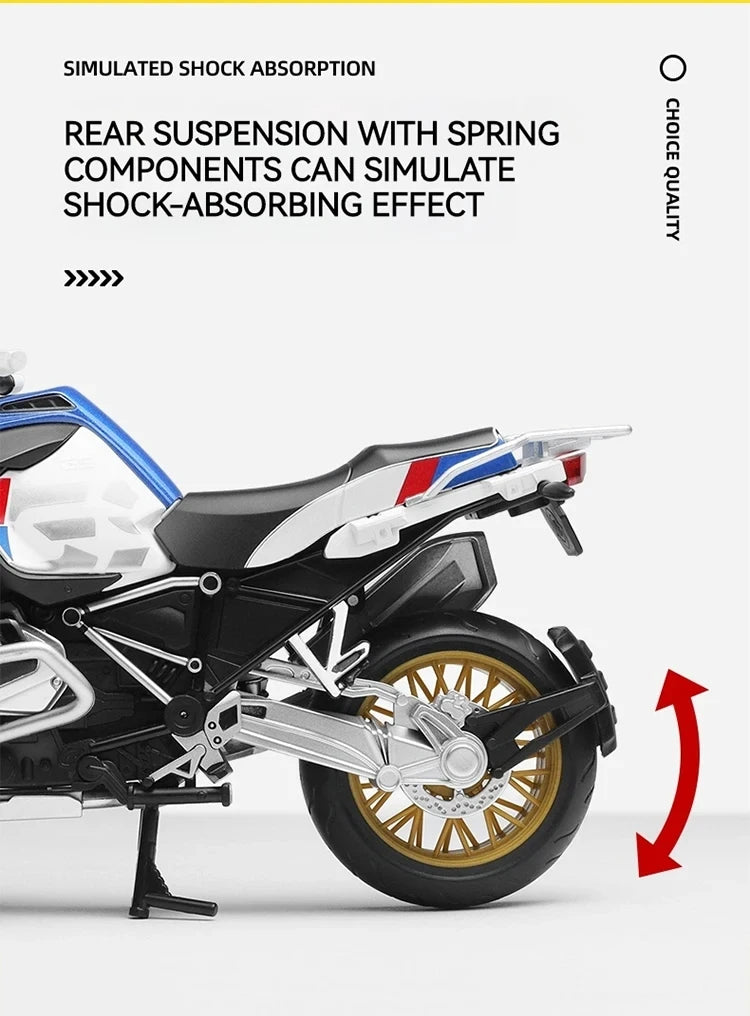 R1250 GS 1:12 Alloy Die‑cast Motorcycle Model