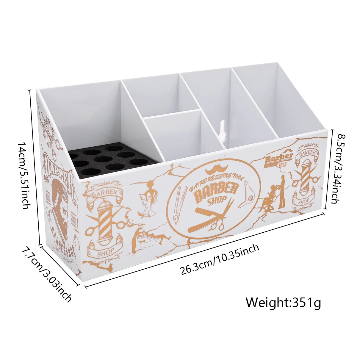 Hairdressing Tool Organiser, Comb and Scissor Storage