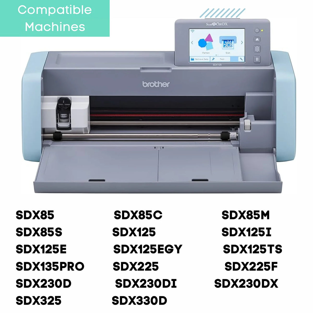 12-Inch Cutting Mat for Compatible Brother ScanNCut SDX