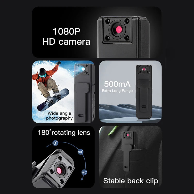 A9 Mini Clip-On Videocamera