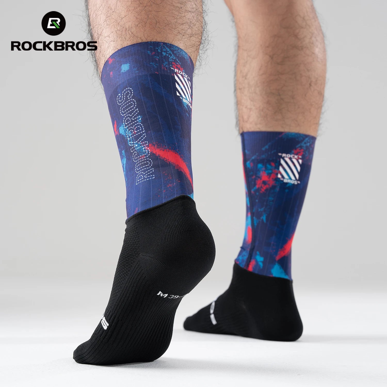 Compression Cycling Socks Knee-High Non-Slip Sports Performance Socks