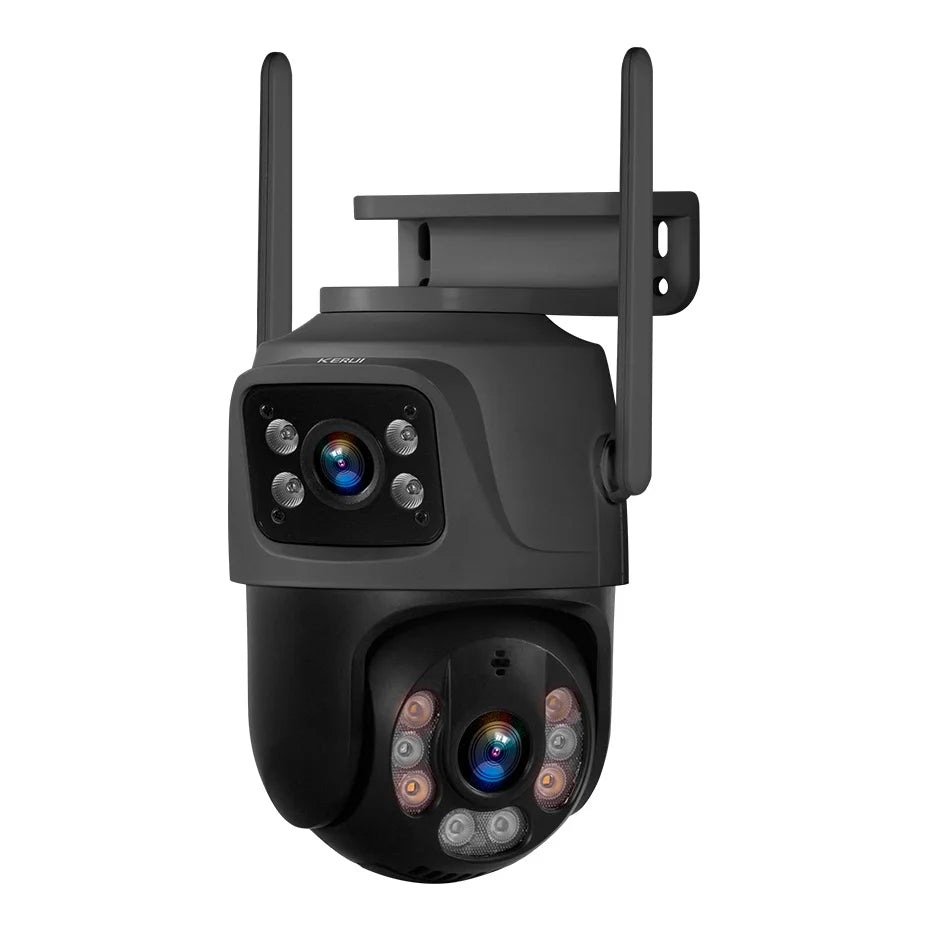 6MP Dual Lens WiFi PTZ Outdoor Security Camera with Human Detection