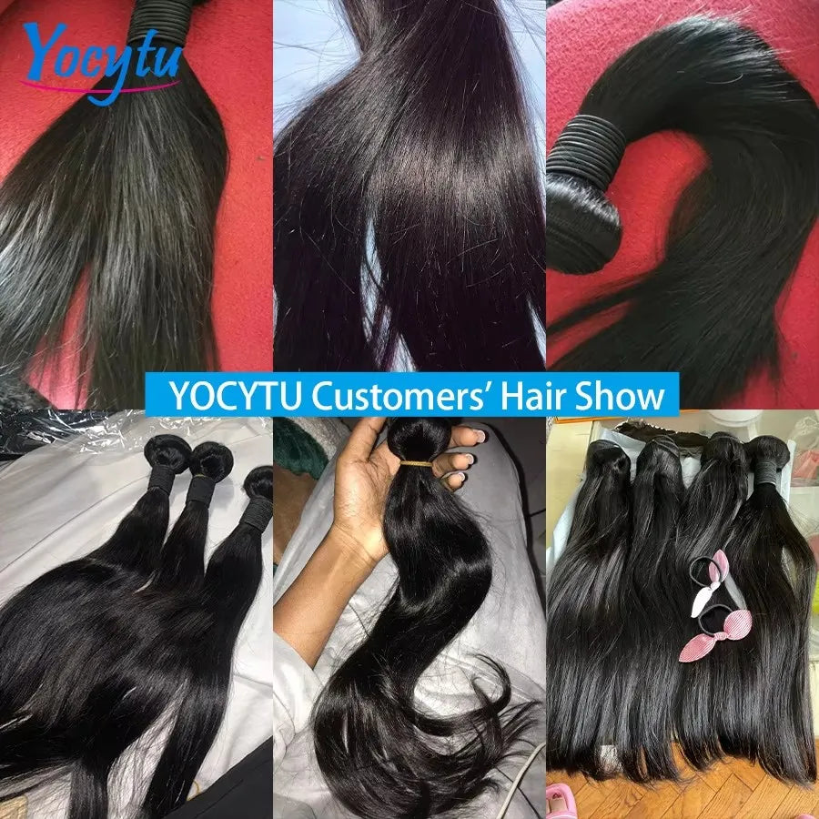 20 20 20 Inch Straight Human Hair Bundles – 100% Human Hair