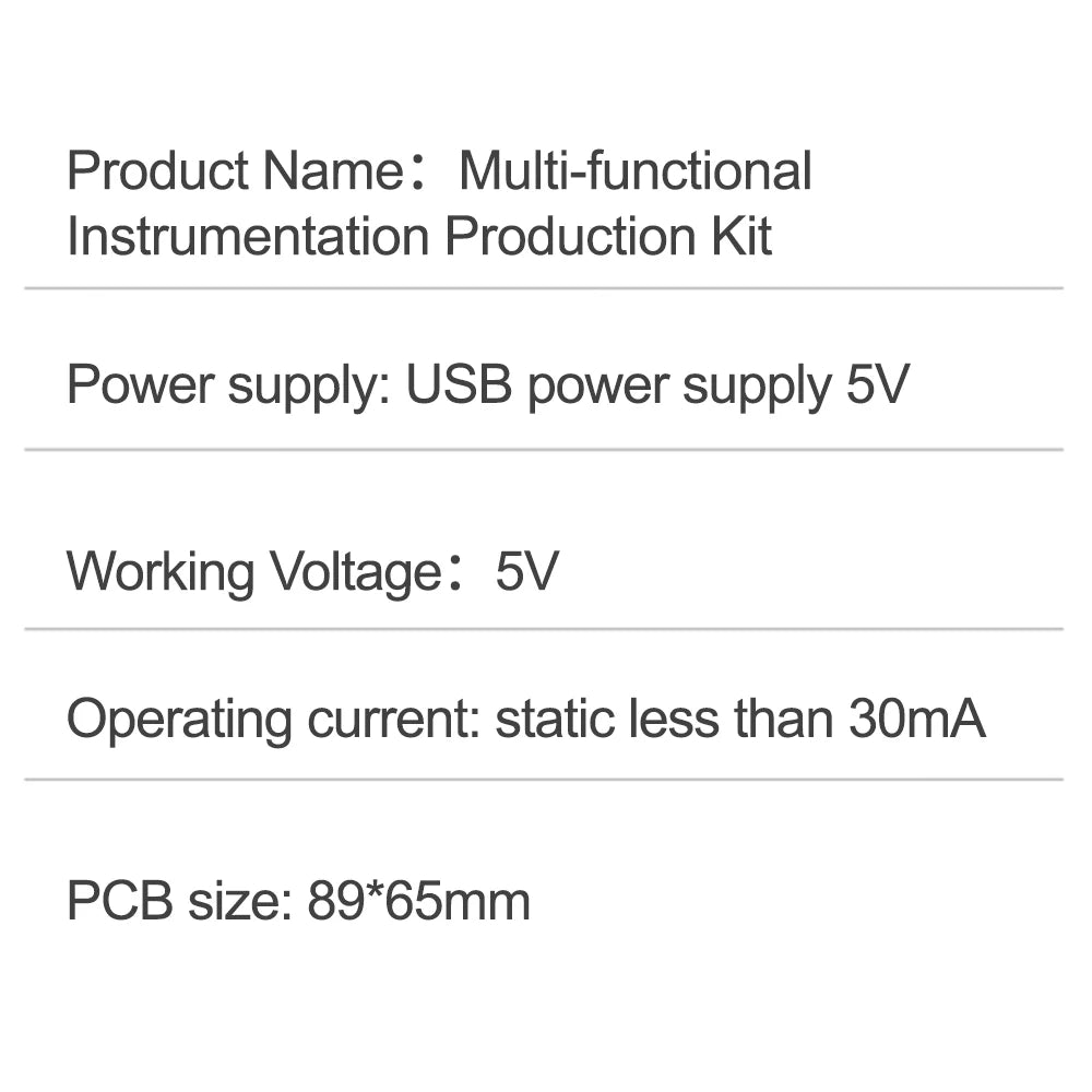 DIY sada multifunkčního měřiče a generátoru signálu PWM