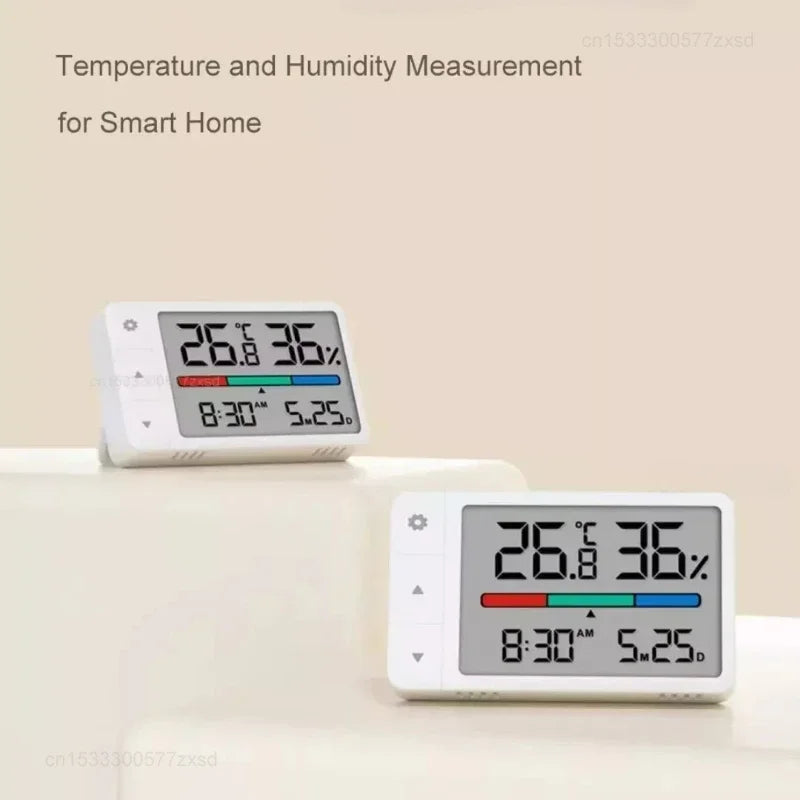 Xiaomi MiaoMiaoCe Intelligent Thermometer Hygrometer Meter Multi Function Clock Digital Display Weather Station Sensor for Home