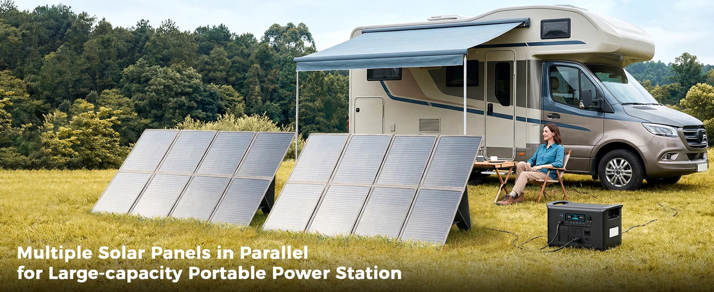 100W 200W 400W Foldable Solar Panel Portable Solar Charger