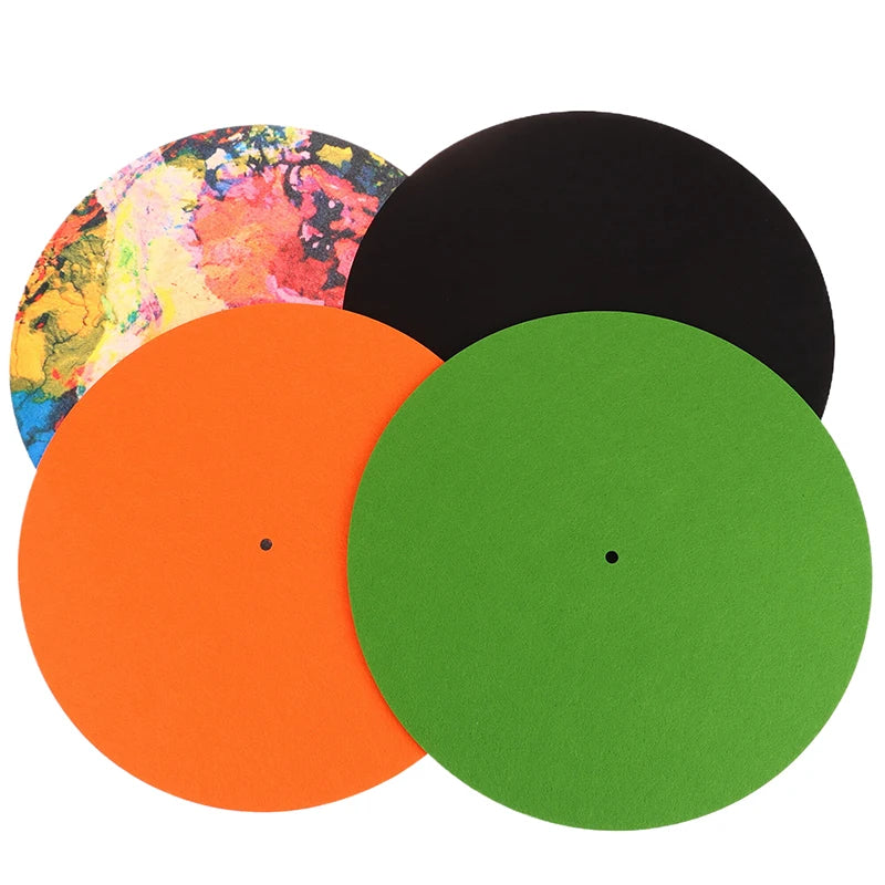 Vilten slipmat voor platenspeler en vinylplaten