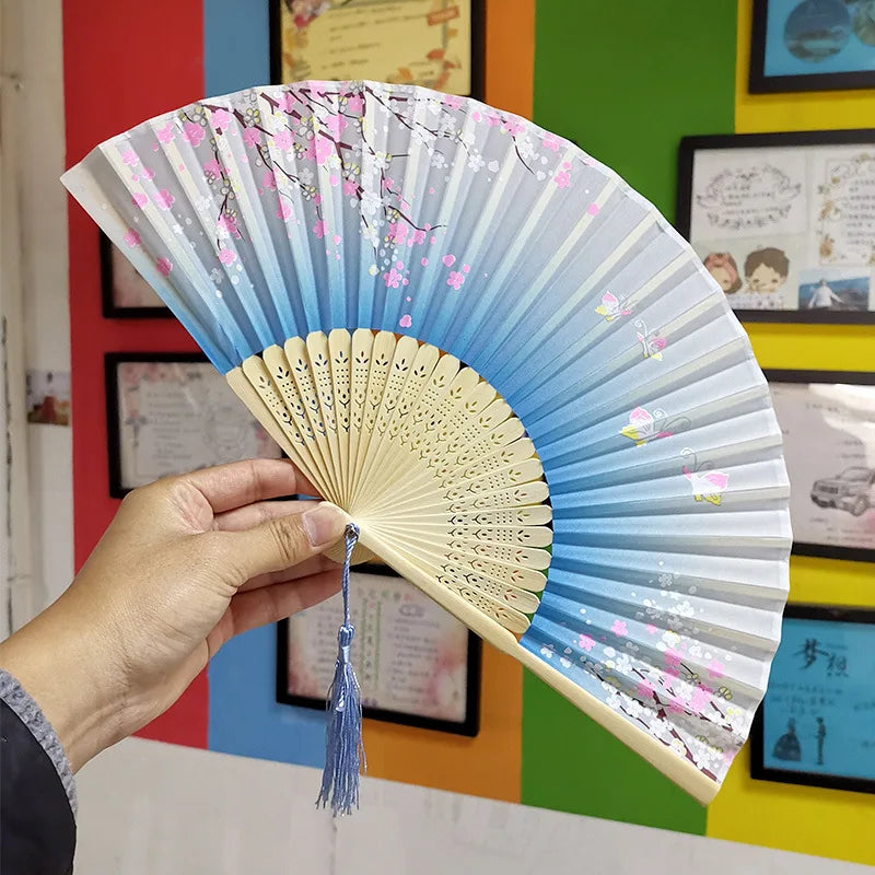 Folding Bamboo Hand Fan in Chinese Style