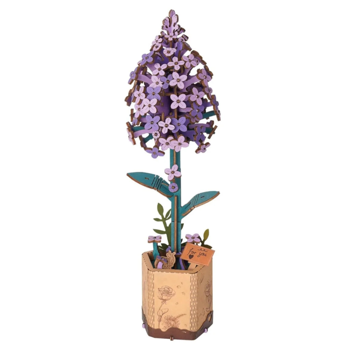 Robotime Kit di Artigianato Bouquet di Fiori Puzzle 3D in Legno