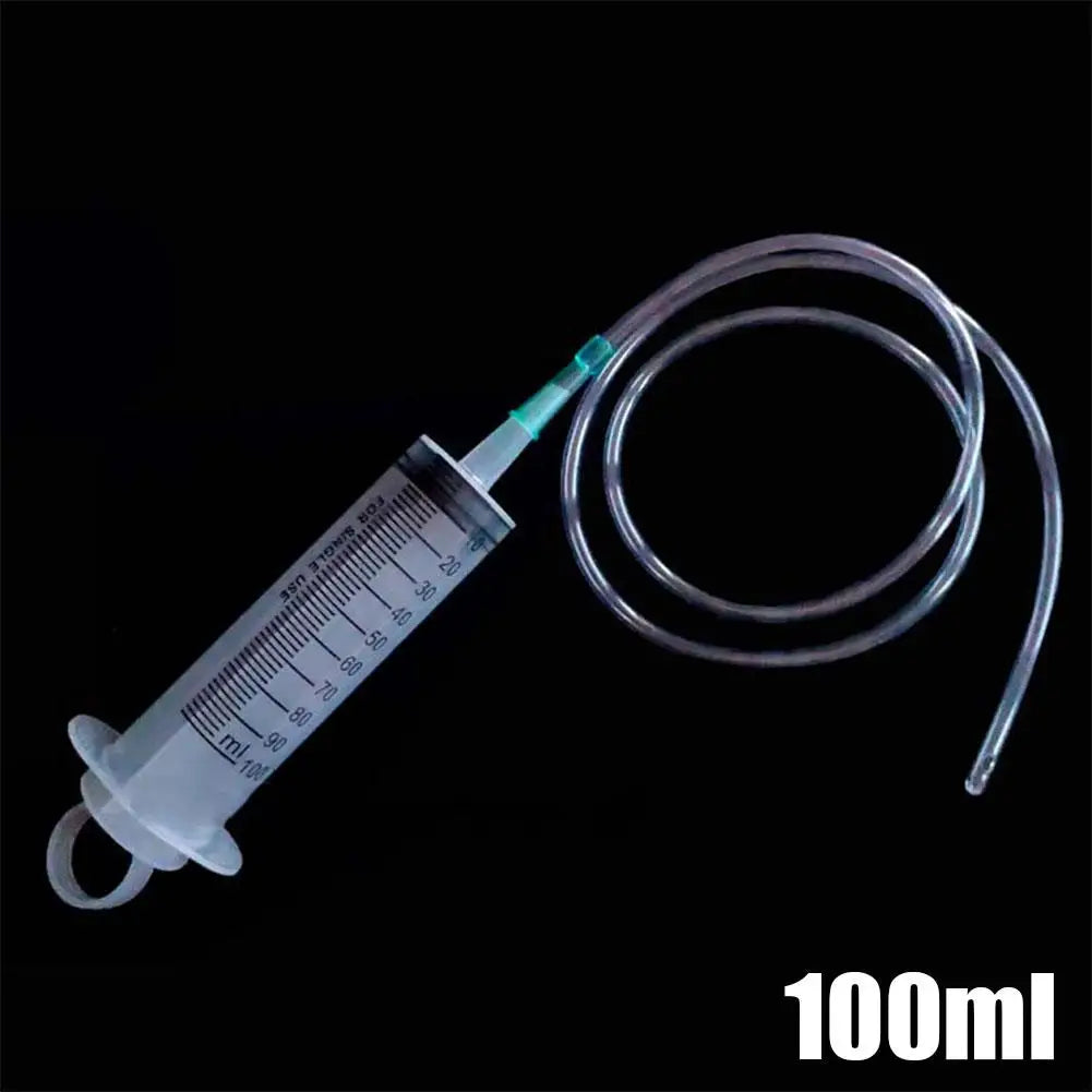 Jeringas de Gran Capacidad, Aguja Reutilizable, Cuerpo con Escala, Bomba de Aceite de Aspiración y Vacío, Pistola Extractora