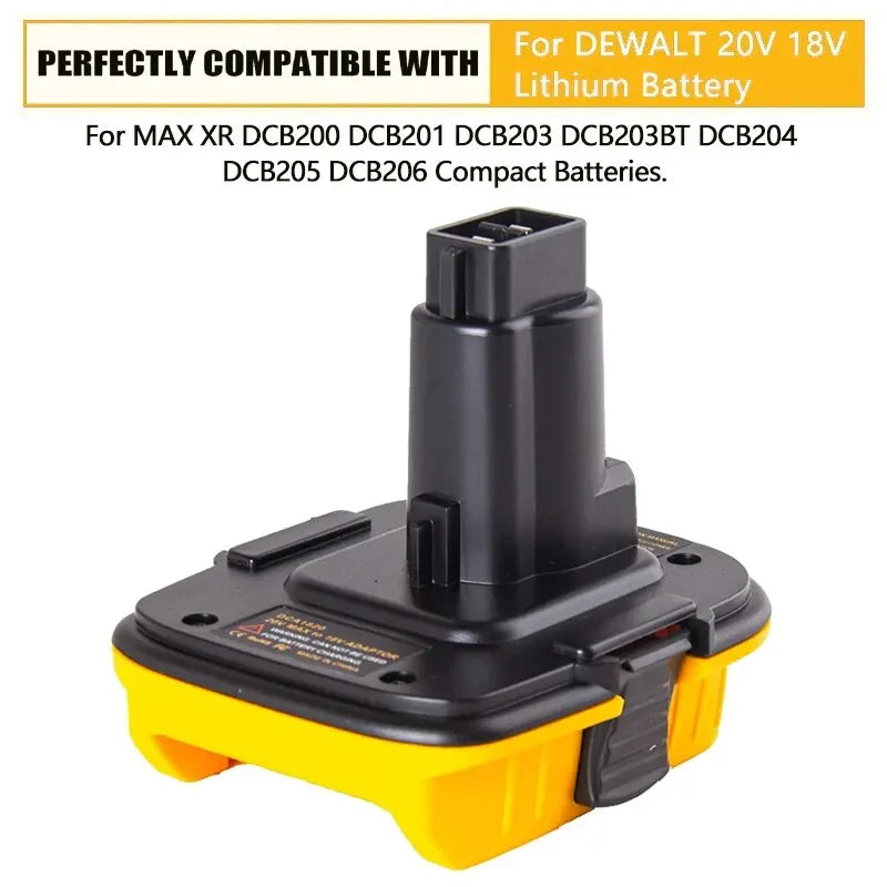 Adaptér DCA1820 pro 20V akumulátory a nářadí DeWalt 18V